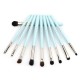 Private Label Essential Professional Eye Makeup Brushes, Blending Crease Highlight Eyebrow Eyeshadow Brush Set